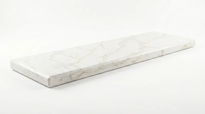 Cokół z konglomeratu kwarcowego Calacatta Quartz 2 cm